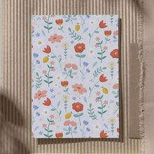 Afbeelding in Gallery-weergave laden, Kaart - Bloemen all over (A6 formaat)