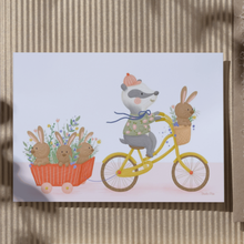 Afbeelding in Gallery-weergave laden, Kaart - Das op de fiets (A6 formaat)