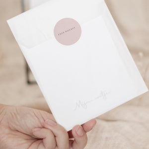 Mijn handje & voetje - Kaartjes voor hand- en voetafdruk (A6)