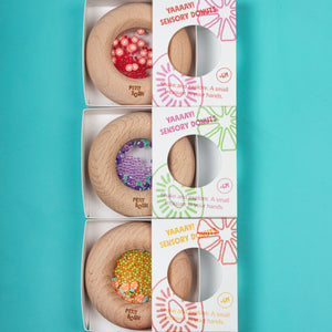 Petit Boum - Sensorische Donut - Aubergine