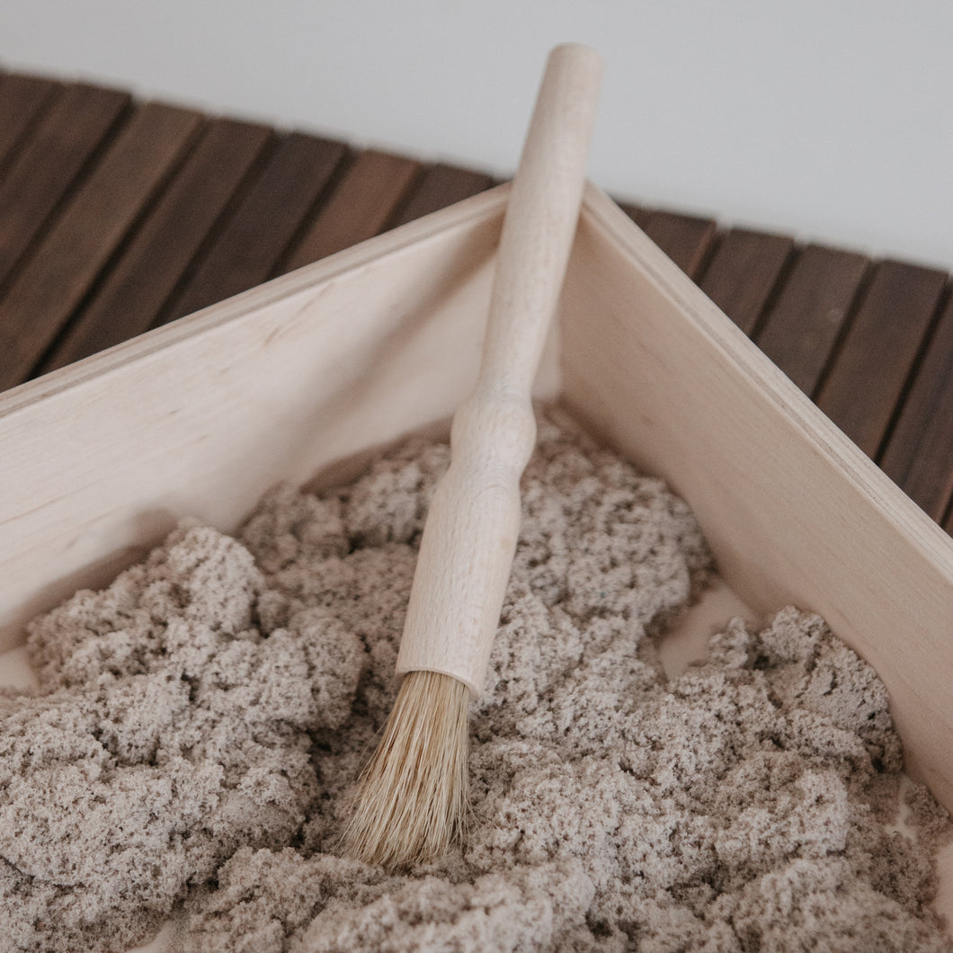 Houten kwast - Sensorisch spelen