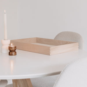 Houten speelbak groot (50x35x6 cm) - ZONDER deksel