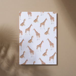 Kaart - Giraffes all over (A6 formaat)