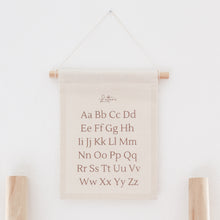 Afbeelding in Gallery-weergave laden, Textielposter Letters - Educatieve poster voor kinderkamer