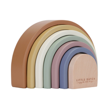 Afbeelding in Gallery-weergave laden, Little Dutch Vintage Houten Stapel Regenboog Hoog