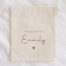 Afbeelding in Gallery-weergave laden, Gepersonaliseerd - Bewaarzakje met naam - Spulletjes van ...