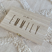 Afbeelding in Gallery-weergave laden, Gepersonaliseerd - Echo foto bewaardoosje met naam